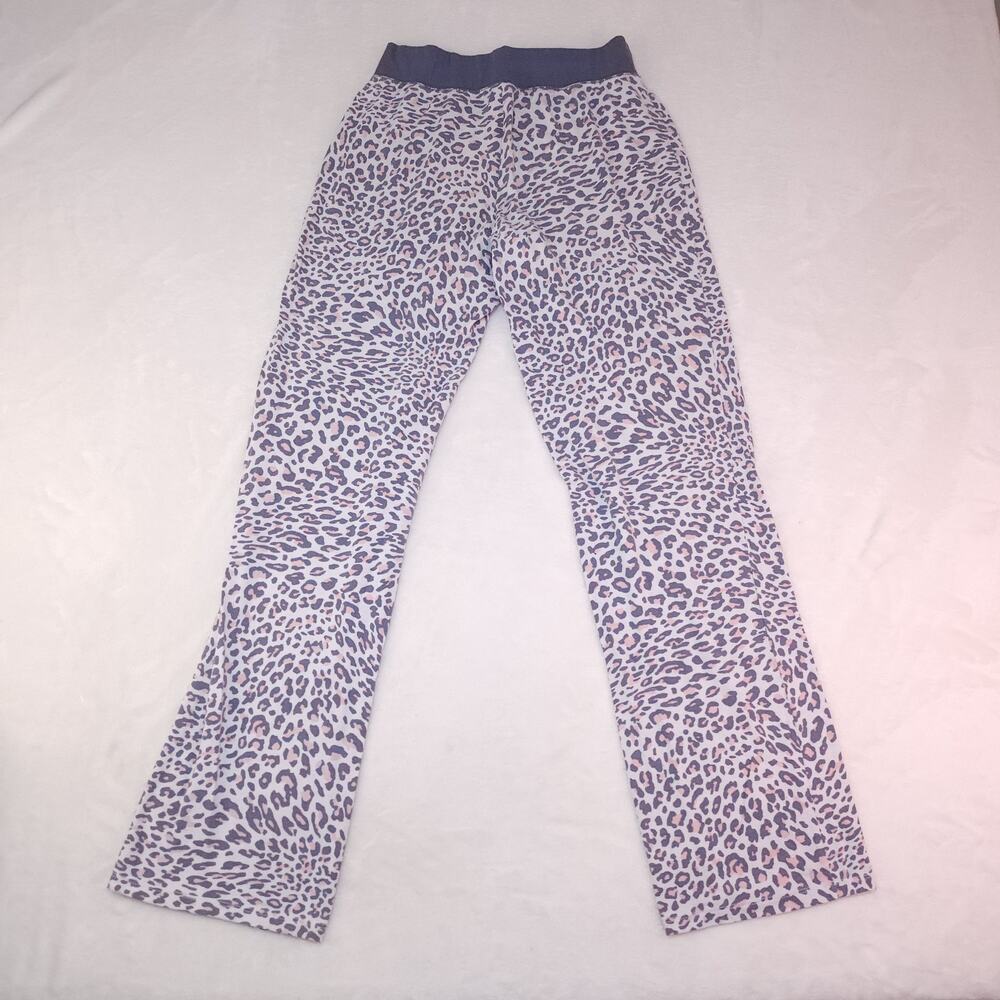 Vintage Y2k Victorias Secret Leopard Yoga Pants XS Gray Pink Cheetah Boot Flare